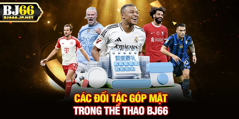Các đối tác góp mặt trong thể thao BJ66