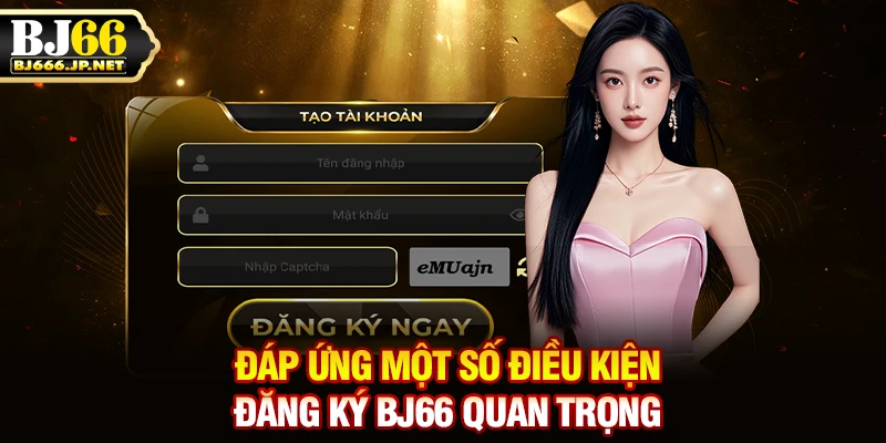 Đáp ứng một số điều kiện đăng ký BJ66 quan trọng